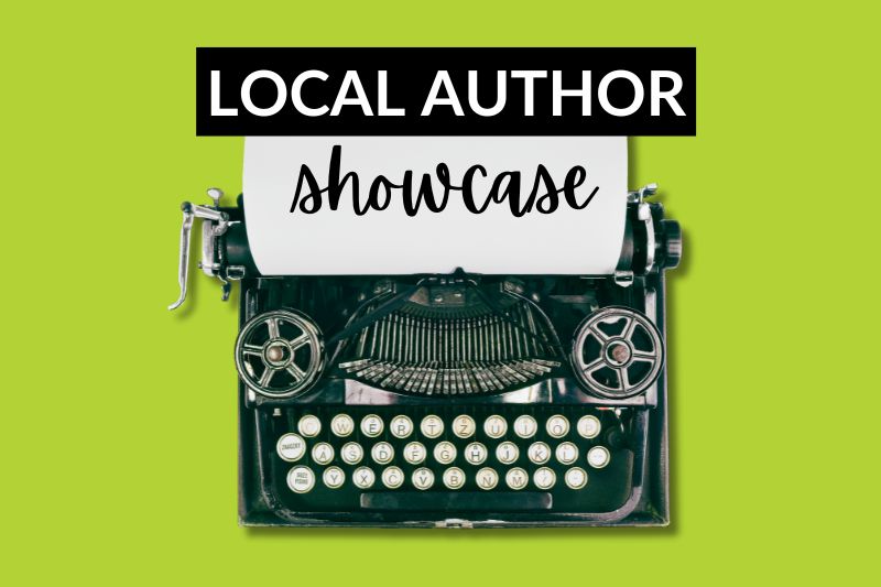 Local Author Showcase written on typewriter page