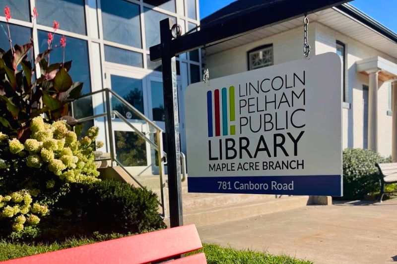 Exterior Maple Acre Library