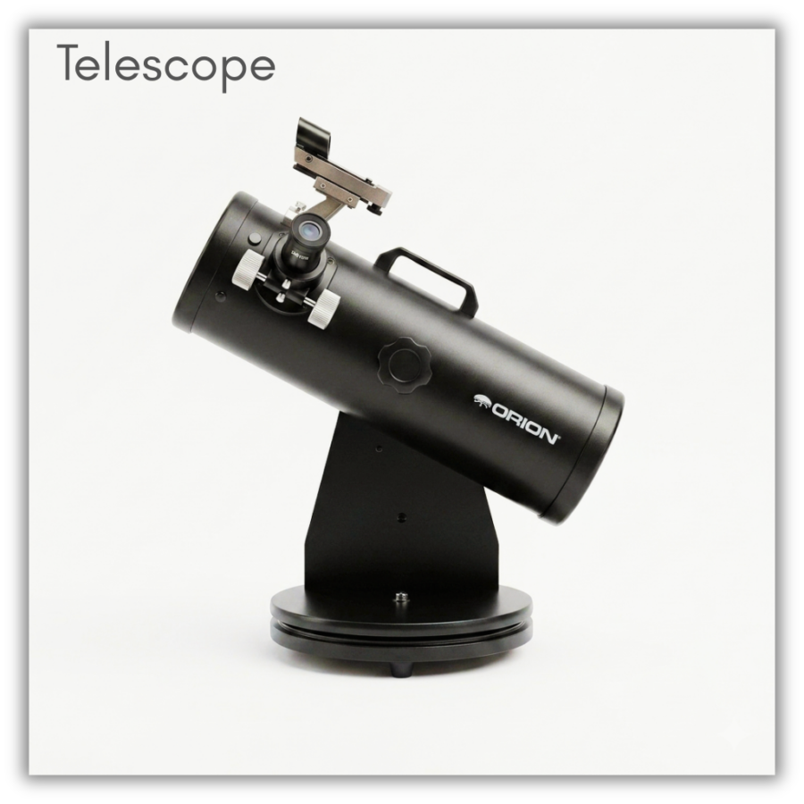 Telescope. Holdable. Borrows for two weeks. Cannot be delivered to other locations. AI generated image.