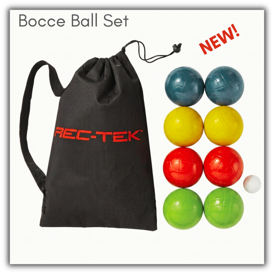 Bocce Ball Set. Holdable. Can be borrowed for two weeks. Can be delivered to other LPPL locations. AI generated image.