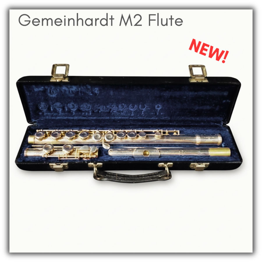 Gemeinhardt M2 Flute - Holdable. Can be borrowed for two weeks. Cannot be delivered to other locations. AI generated image.