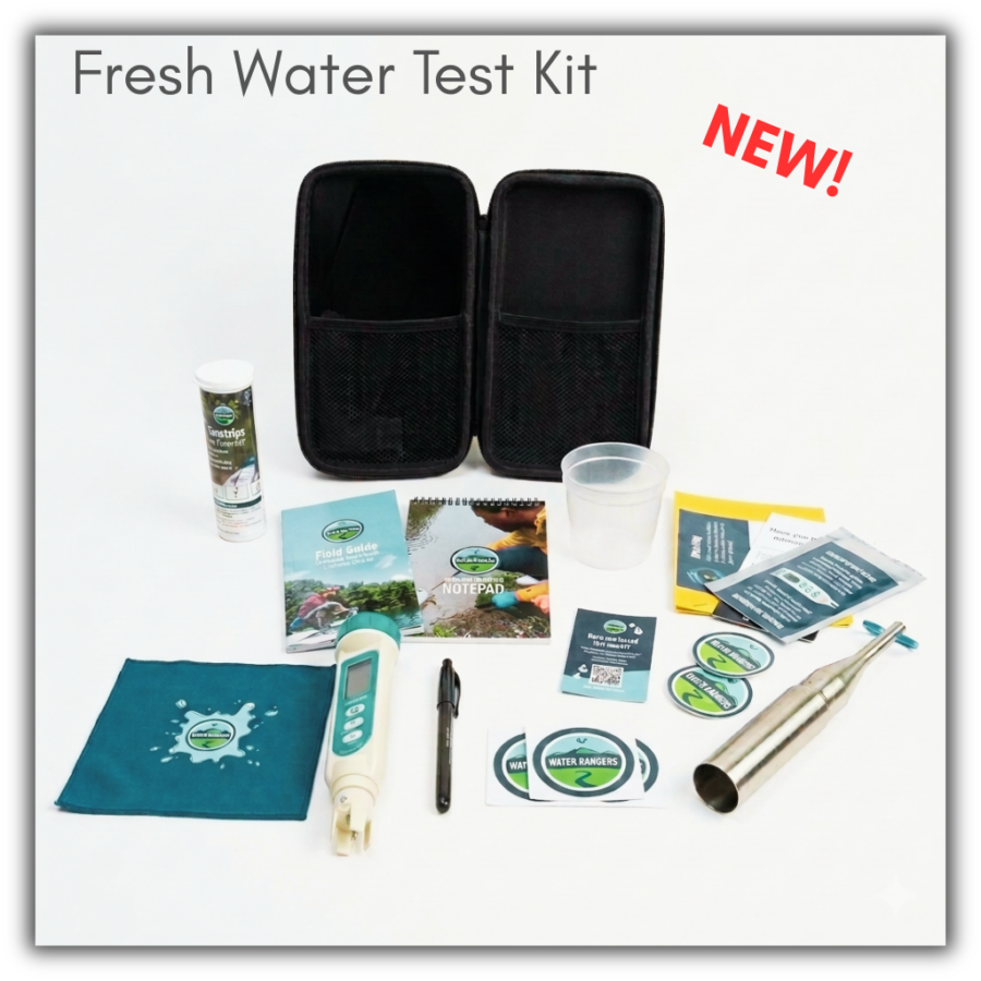 Fresh Water Test Kit - Holdable. Can be borrowed for 1 week. Can be delivered to any LPPL location. AI generated image.